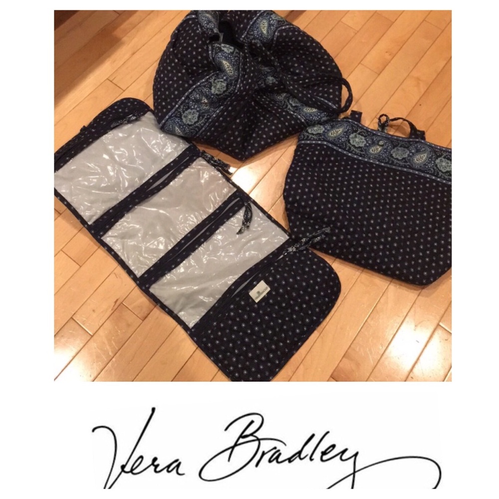 Vera Bradley • {Seaport Navy} 3 Piece Set